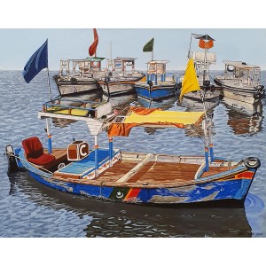 Mahnoor Ali, 24 x 30 Inch, Acrylic On Canvase, Seascape Painting, AC-MAL-007